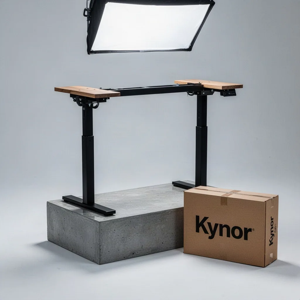 Kynor Apex Solid Oak Standing Desk Frame