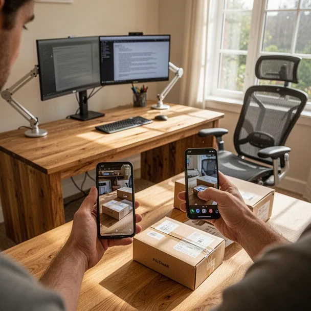 Nodum Oak Studio Desk